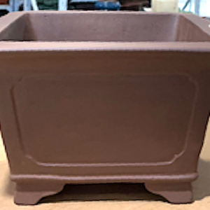 Square Concave Inset Panel Cascade Bonsai Container 31L x 31W x 20cmDeep